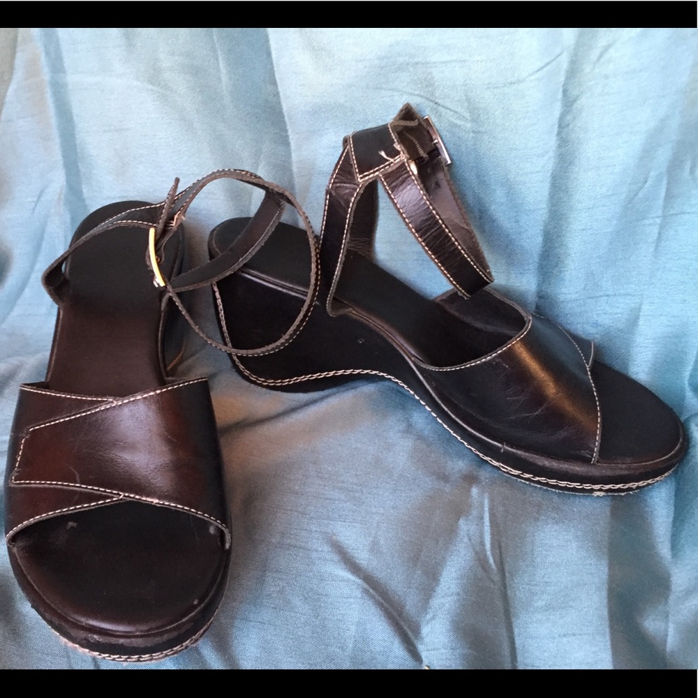 Black Ankle Strap Heels